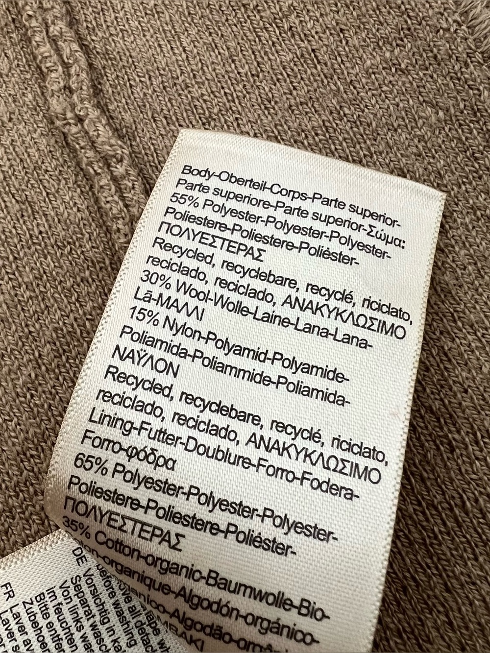 Scotch & Soda Men's Wool Blnd Light Brown Button-Up Cardigan Size Small - Picture 12 of 12